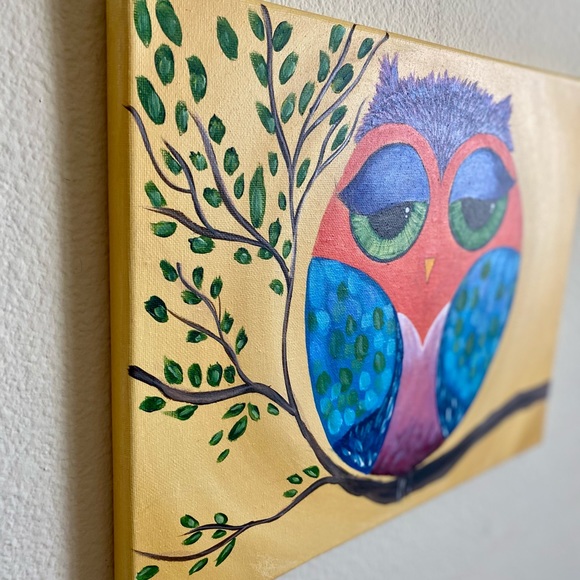 Owl painting - Picture 3 of 4